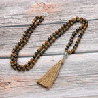 Collier en œil de tigre | Colliers | pierre naturelle bijoux