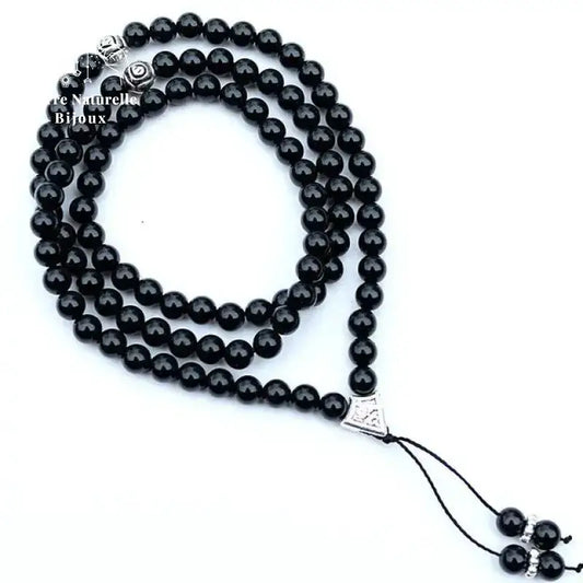Collier "intériorisation" en onyx
