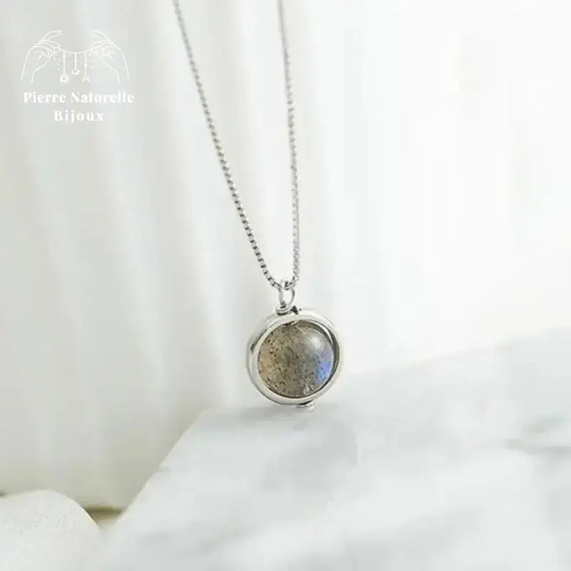 Collier "Prémonition" en Pierre de lune | Colliers | pierre naturelle bijoux