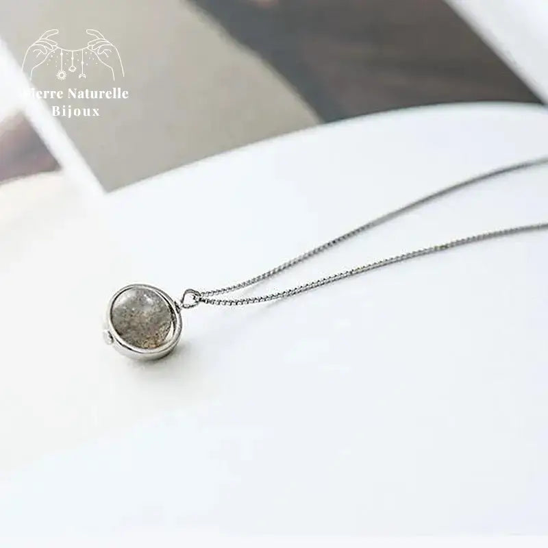 Collier "Prémonition" en Pierre de lune | Colliers | pierre naturelle bijoux