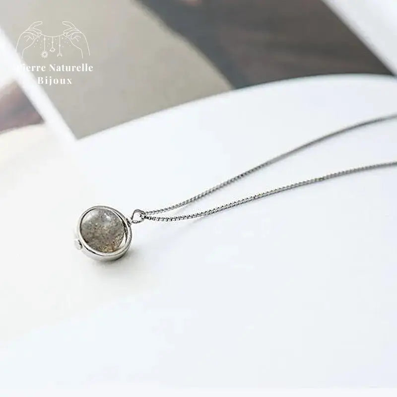 Collier "Prémonition" en Pierre de lune | Colliers | pierre naturelle bijoux