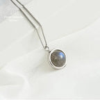 Collier "Prémonition" en Pierre de lune | Colliers | pierre naturelle bijoux