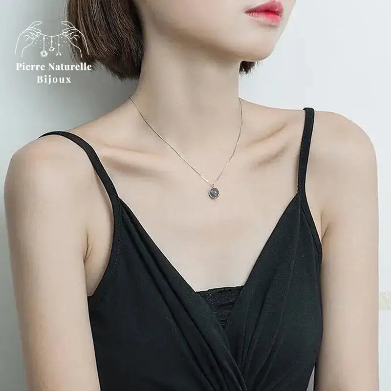 Collier "Prémonition" en Pierre de lune | Colliers | pierre naturelle bijoux