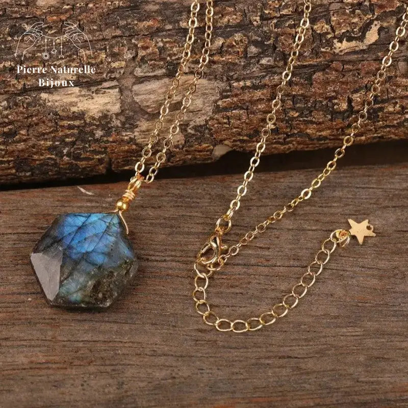 Collier en pierre Labradorite | Colliers | pierre naturelle bijoux