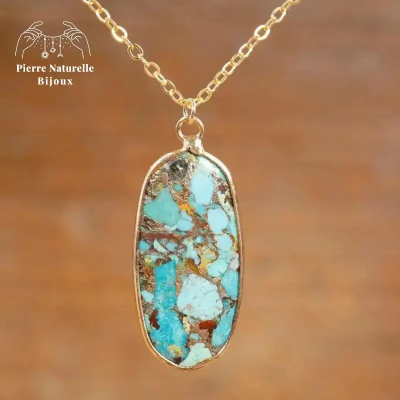 Collier en pierre Turquoise | Colliers | pierre naturelle bijoux