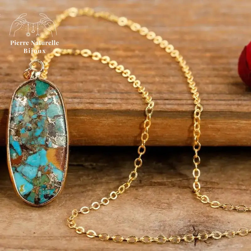 Collier en pierre Turquoise | Colliers | pierre naturelle bijoux