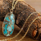 Collier en pierre Turquoise | Colliers | pierre naturelle bijoux