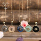Collier "Abeille" en pierres naturelles | Colliers | pierre naturelle bijoux
