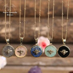 Collier "Abeille" en pierres naturelles | Colliers | pierre naturelle bijoux