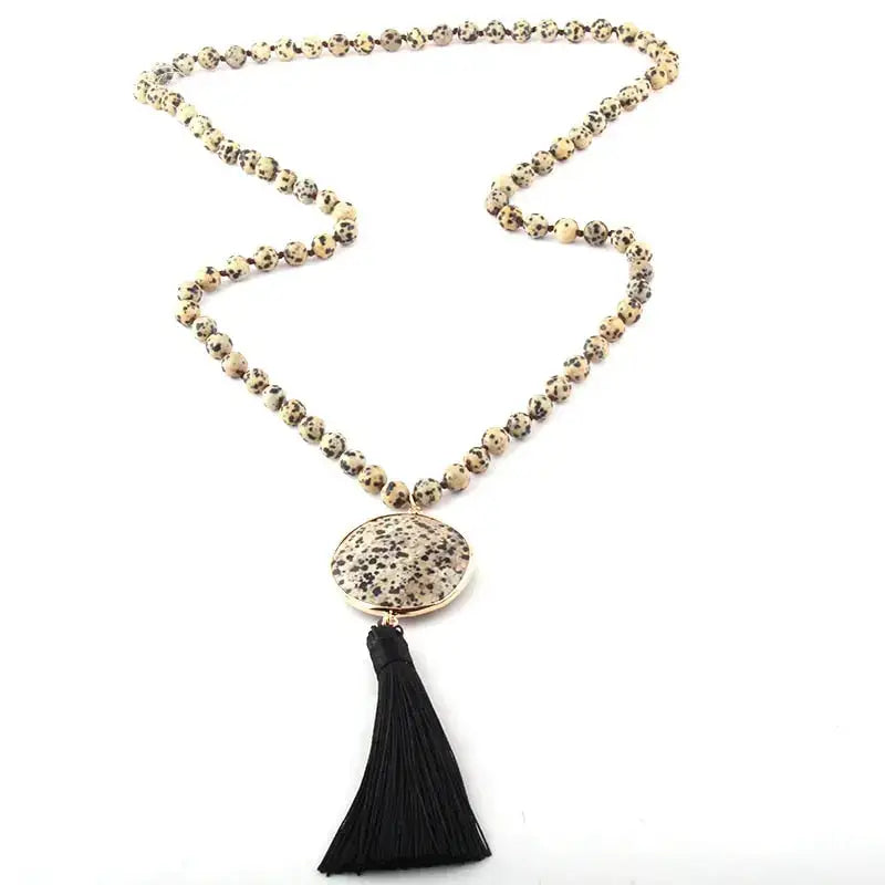 Collier "Bohême" en pierres naturelles | Colliers | pierre naturelle bijoux