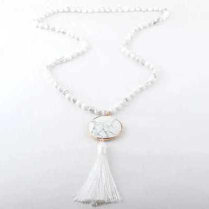 Collier "Bohême" en pierres naturelles | Colliers | pierre naturelle bijoux