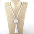 Collier "Bohême" en Howlite