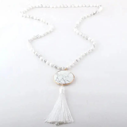 Collier "Bohême" en pierres naturelles | Colliers | pierre naturelle bijoux