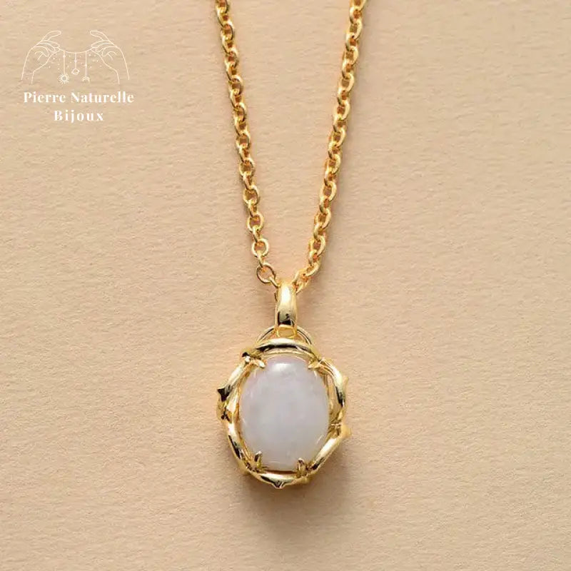 Collier "Cocon" en pierres naturelles | Colliers | pierre naturelle bijoux