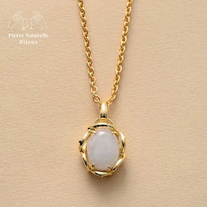 Collier "Cocon" en pierres naturelles | Colliers | pierre naturelle bijoux
