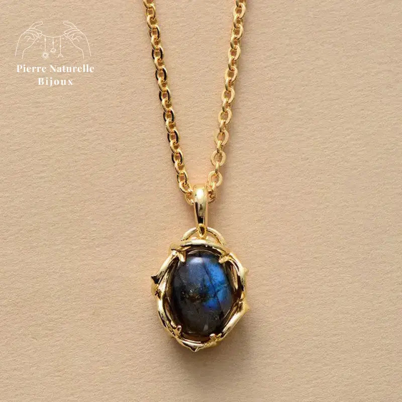 Collier "Cocon" en pierres naturelles | Colliers | pierre naturelle bijoux