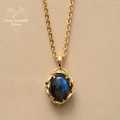 Collier "Cocon" en pierres naturelles | Colliers | pierre naturelle bijoux