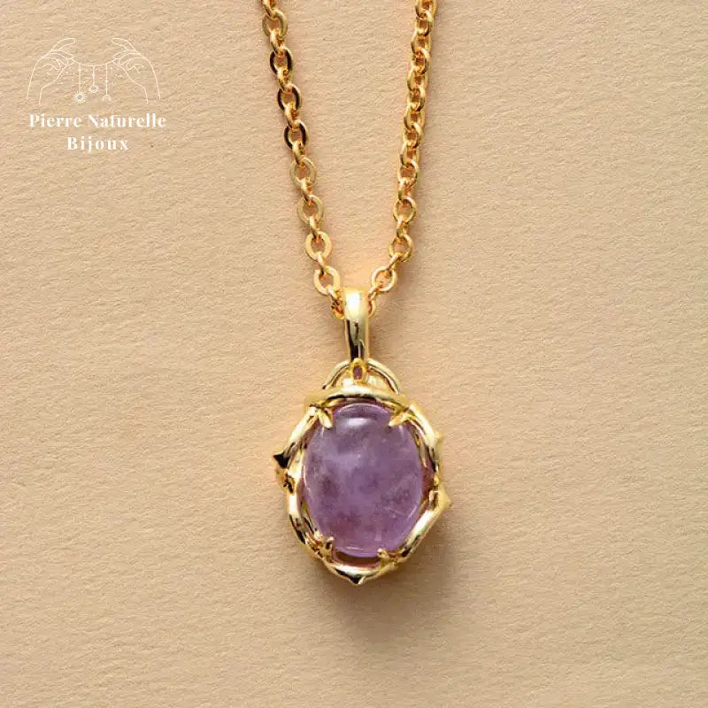 Collier "Cocon" en pierres naturelles | Colliers | pierre naturelle bijoux