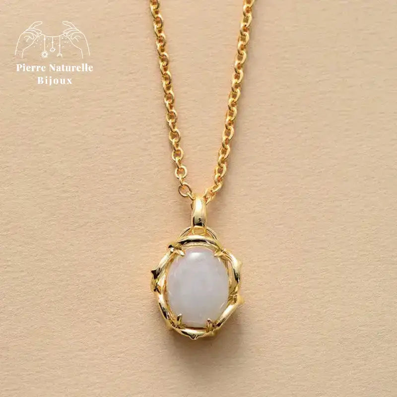 Collier "Cocon" en pierres naturelles | Colliers | pierre naturelle bijoux