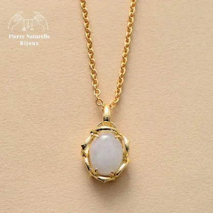 Collier "Cocon" en pierres naturelles | Colliers | pierre naturelle bijoux