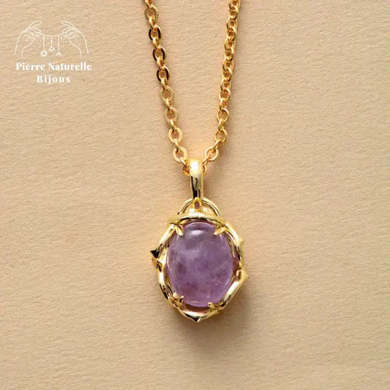 Collier "Cocon" en pierres naturelles | Colliers | pierre naturelle bijoux