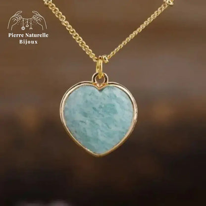 Collier "Cur" en amazonite