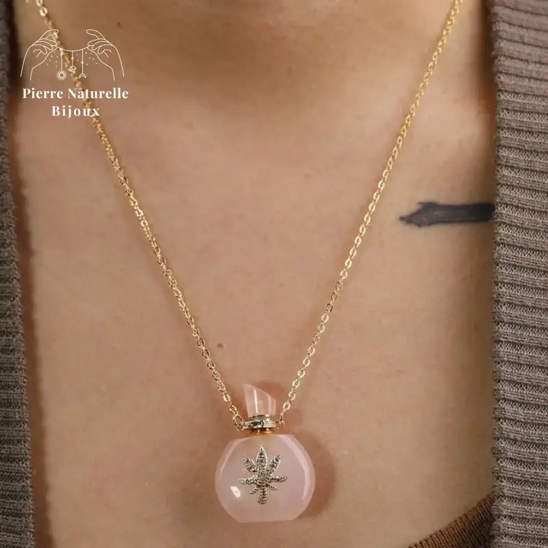 Collier diffuseur de parfum "Cérès" en pierres naturelles | Colliers | pierre naturelle bijoux