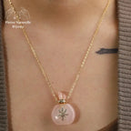 Collier diffuseur de parfum "Cérès" en pierres naturelles | Colliers | pierre naturelle bijoux