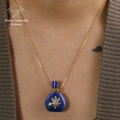 Collier diffuseur de parfum "Cérès" en pierres naturelles | Colliers | pierre naturelle bijoux