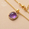 Collier "Divinité" en améthyste