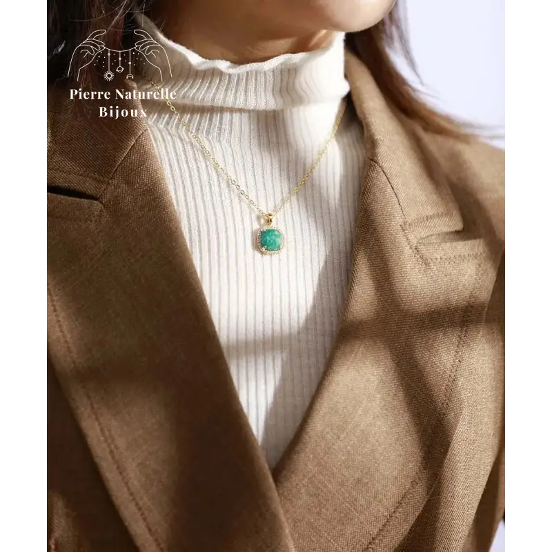 Collier "Divinité" en pierres naturelles | Colliers | pierre naturelle bijoux