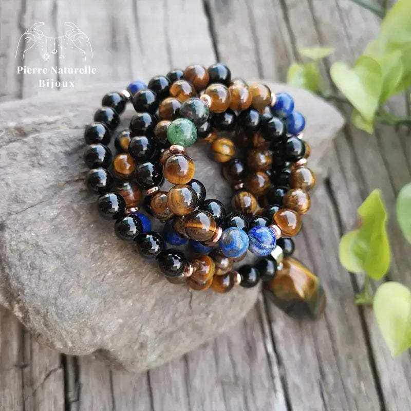 Collier "Profondeur" en pierres naturelles | Colliers | pierre naturelle bijoux