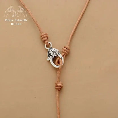 Collier "Transcendance" en Pyrite | Colliers | pierre naturelle bijoux