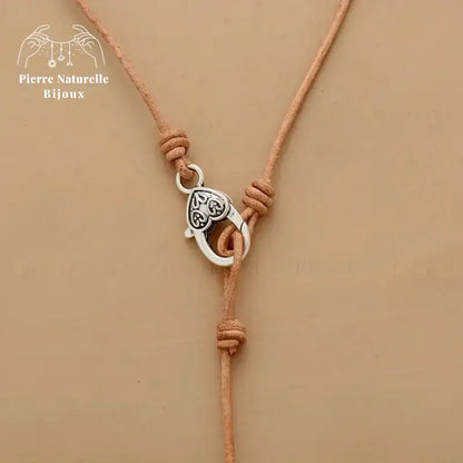 Collier "Transcendance" en Pyrite | Colliers | pierre naturelle bijoux