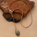 Collier "Transcendance" en Pyrite | Colliers | pierre naturelle bijoux