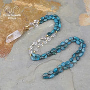 Collier "Motivation" en Quartz et Apatite | Colliers | pierre naturelle bijoux