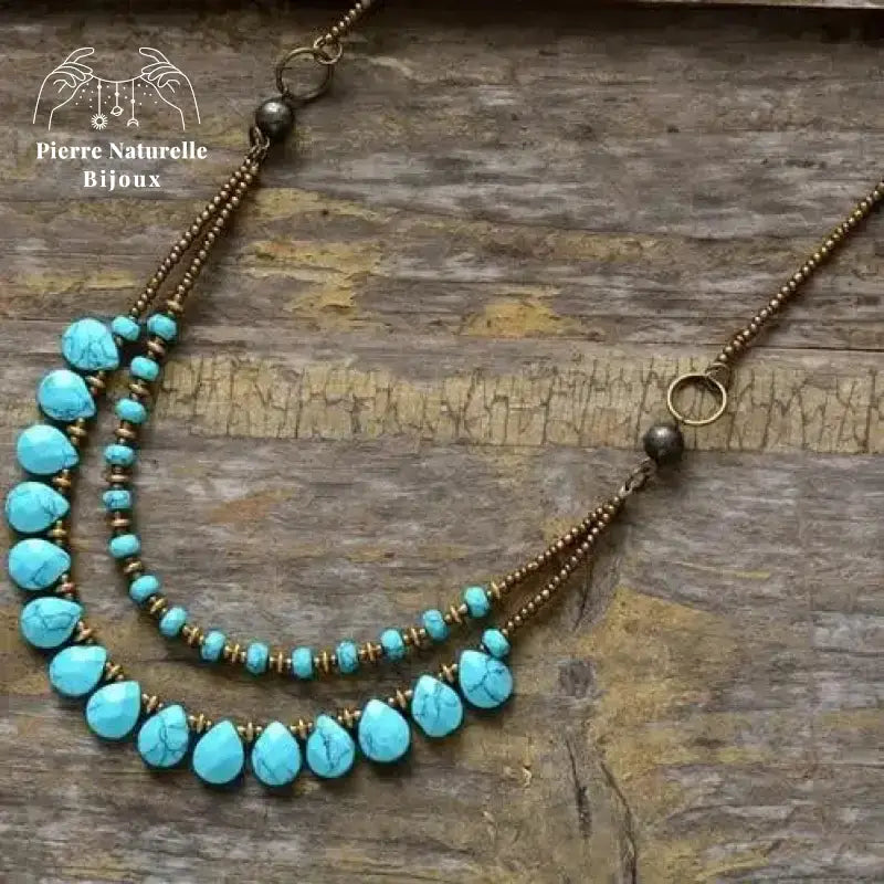 Collier en Turquoise | Colliers | pierre naturelle bijoux