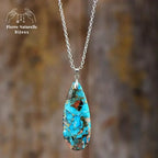 Collier "Espérance" en Turquoise | Colliers | pierre naturelle bijoux
