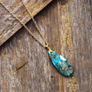 Collier "Espérance" en Turquoise | Colliers | pierre naturelle bijoux