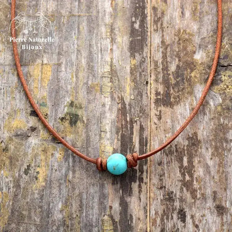 Collier "Succès" en Turquoise / Quartz rose / Howlite | Colliers | pierre naturelle bijoux